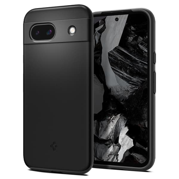 Spigen Google Pixel 8a Kuori Thin Fit Musta
