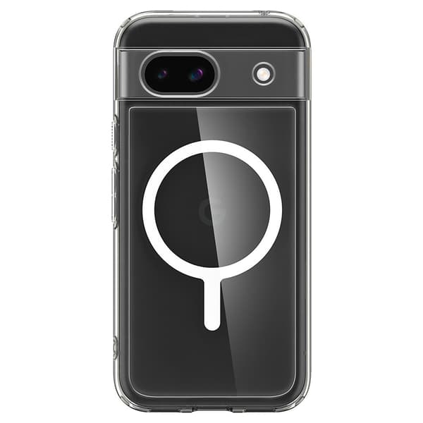 Spigen Google Pixel 8a Cover Ultra Hybrid Metal Ring MagFit Hvid