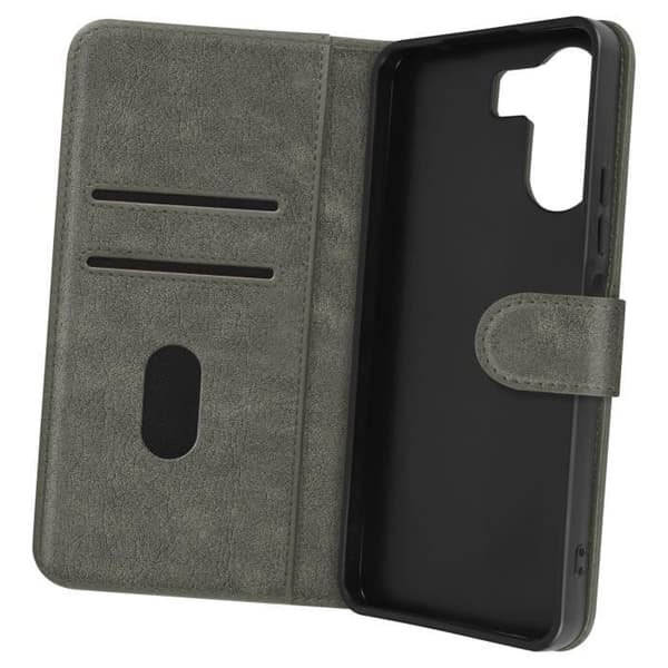 Fodral till Xiaomi Redmi 13C - AVIZAR - Plånbok och videostöd - Grå