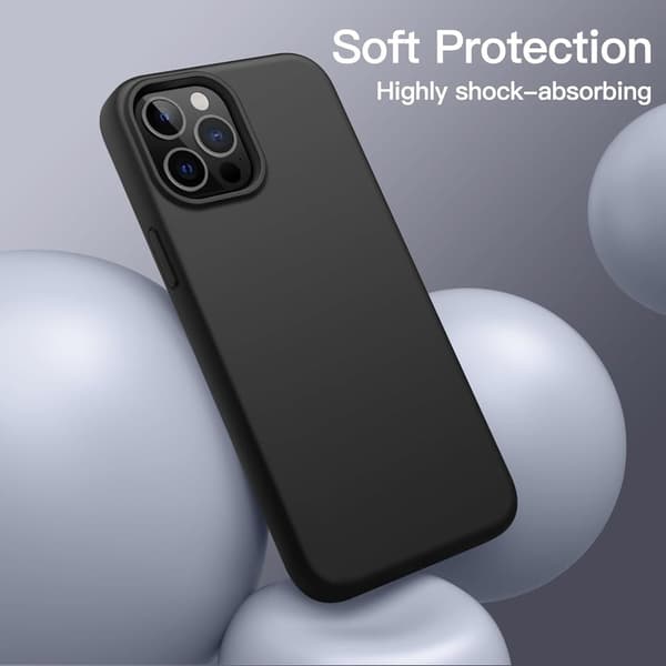iPhone 12 Pro Max mat sort etui