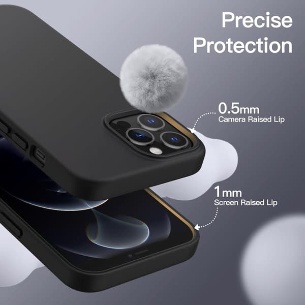 iPhone 12 Pro Max mat sort etui