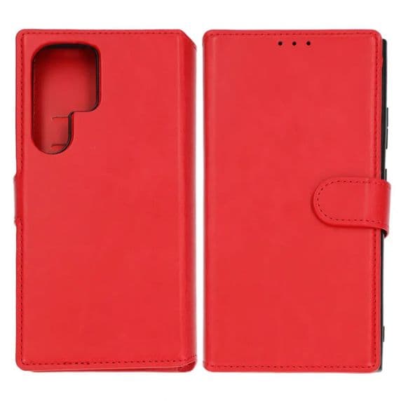 Samsung Galaxy S24 Ultra Plånboksfodral med Magnet – Röd
