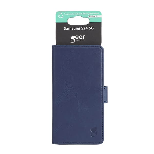 Deksel 3 Kortplasser Blå - Samsung S24 5G