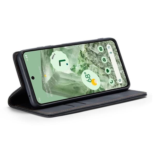 CaseMe FlipCase 013 Google Pixel 8a - Musta
