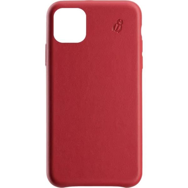 Läderfodral till iPhone 11 Red Beetlecase