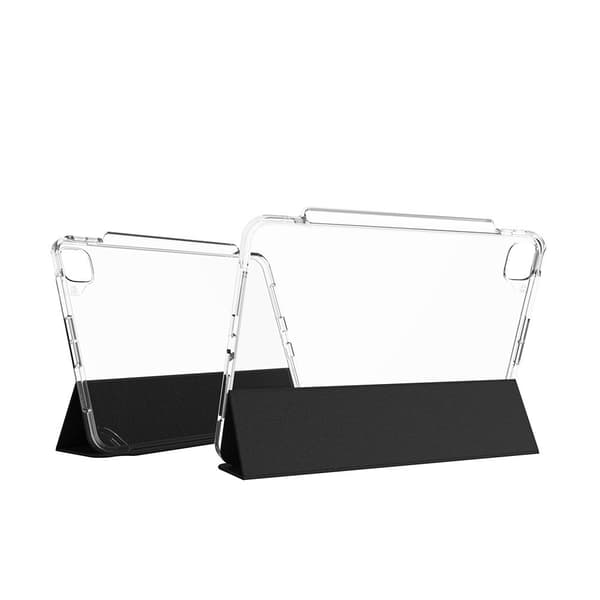 ZAGG iPad Pro 11 (M4) Kotelo Crystal Palace Folio Musta Läpinäkyvä