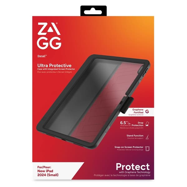 ZAGG iPad Air 11 (M2/M3) Skal med Skärmskydd Denali Svart