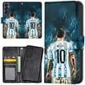 Miniatyrbild 1 av 2: Samsung Galaxy S23 FE - Plånboksfodral/Skal Messi