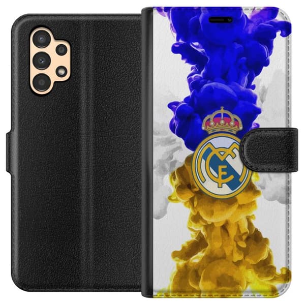 Samsung Galaxy A13 Tegnebogsetui Real Madrid Farver