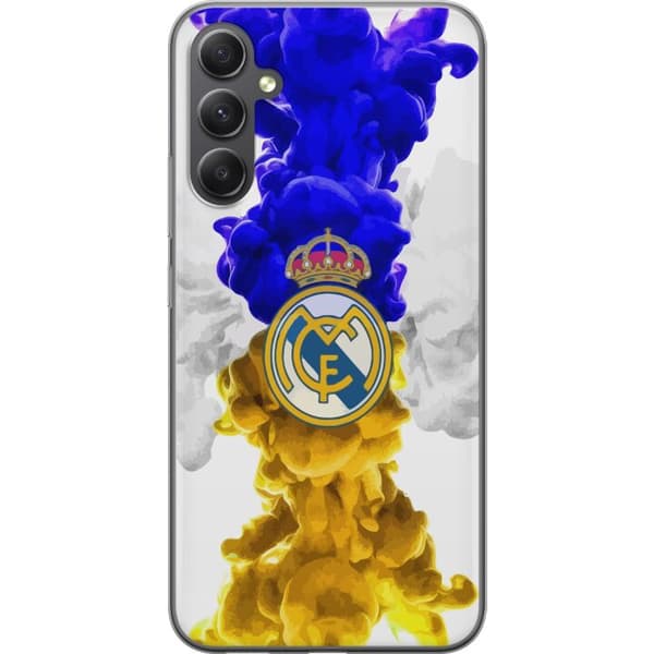 Samsung Galaxy A05s Läpinäkyvä kuori Real Madrid Värit