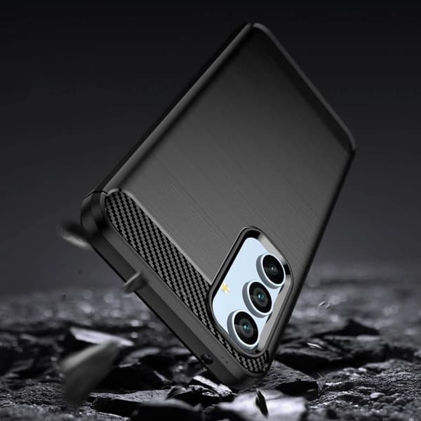 Carbon Cover Fleksibelt Cover Samsung Galaxy A54 - Sort