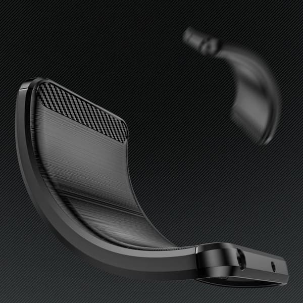 Carbon Cover Fleksibelt Cover Google Pixel 7a - Sort