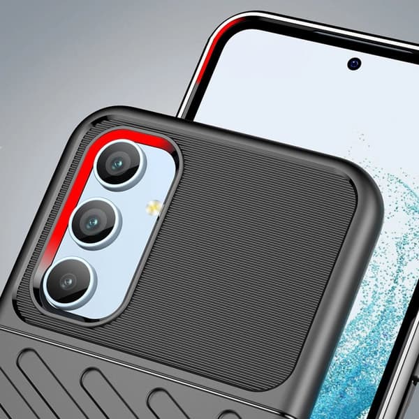 Thunder Case Flexibelt Pansarskal Samsung Galaxy A54 - Svart