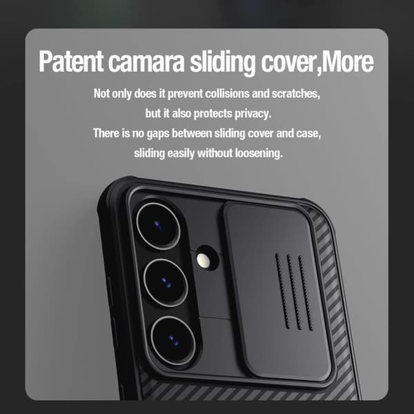 Nillkin CamShield Pro Skal med Kameraskydd Samsung Galaxy S24 - Svart