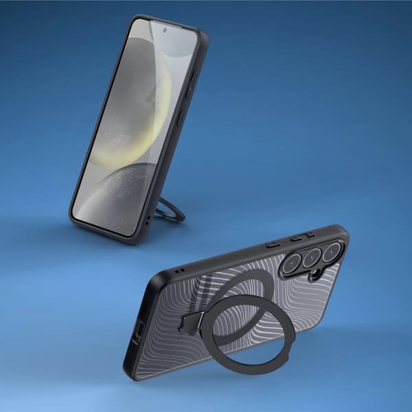 Dux Ducis Aimo Mag Pansarskal med Ställ Samsung Galaxy S24 - Svart