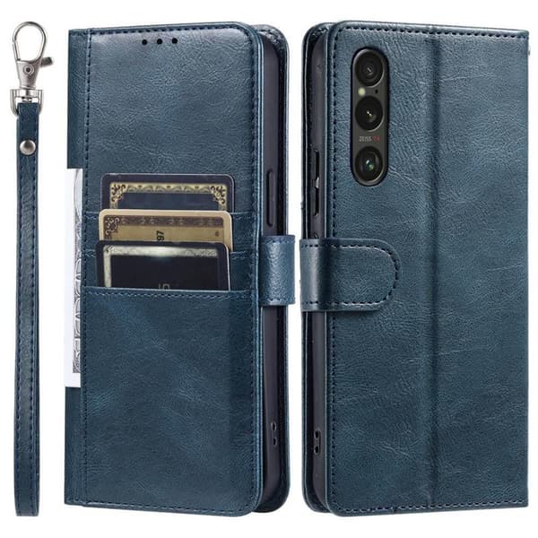 Tegnebogscover 6-kort Sony Xperia 1 VI - Petrol