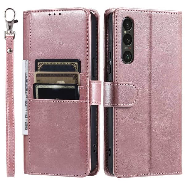 Lommebokdeksel 6-kort Sony Xperia 1 VI - Rose