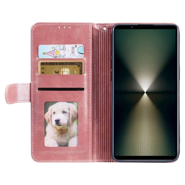 Lommebokdeksel 6-kort Sony Xperia 1 VI - Rose