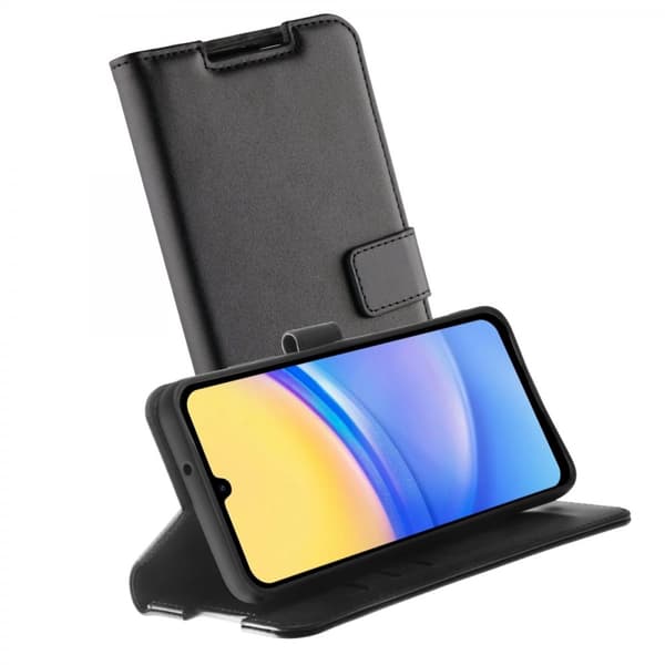 Vivanco Samsung Galaxy A55 Kotelo Classic Wallet Musta