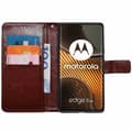 Miniatyrbillede 1 af 3: Wallet cover 3-kort Motorola Edge 50 Ultra - Brun