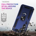 Miniatyrbild 5 av 6: Samsung Galaxy A55 5G Skal Ring Armor Hybrid Blå