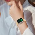 Miniatyrbild 6 av 6: Silikon Armband Butterfly Apple Watch 41/40/38 mm (S/M) Valnöt