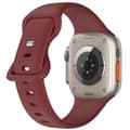 Miniatyrbild 1 av 6: Silikon Armband Butterfly Apple Watch 41/40/38 mm (S/M) Vinröd