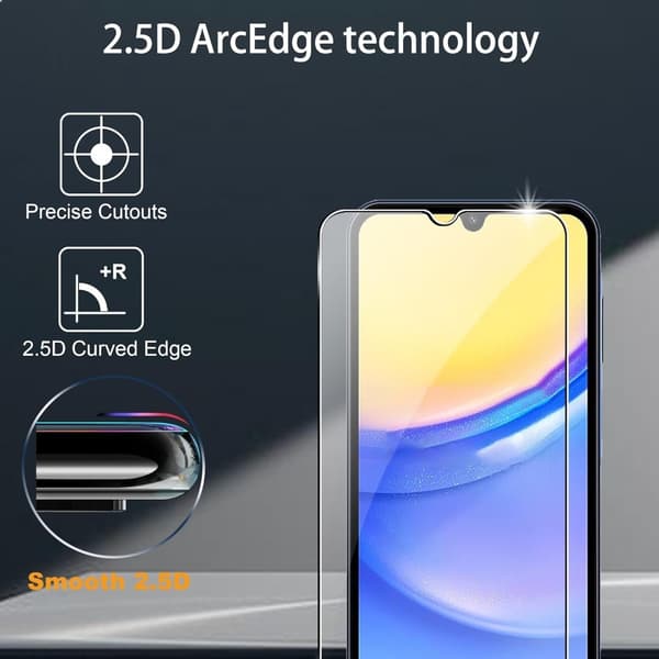 Samsung Galaxy A55 5G 4-PACK Skärmskydd/Linsskydd