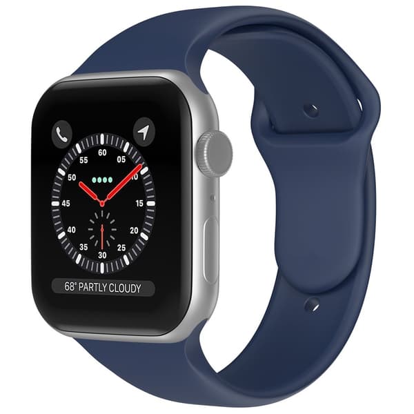 Apple Watch 38/40/41 mm Silikon Armband (M/L) Midnight Blue