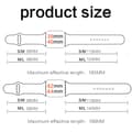 Miniatyrbild 3 av 5: Apple Watch 38/40/41 mm Silikon Armband (M/L) Gul