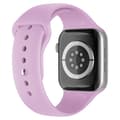 Miniatyrbild 1 av 5: Apple Watch 38/40/41 mm Silikon Armband (M/L) Ljus Lila