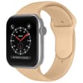 Miniatyrbild 2 av 5: Apple Watch 38/40/41 mm Silikon Armband (S/M) Valnöt
