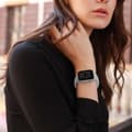 Miniatyrbild 5 av 5: Apple Watch 42/44/45/49 mm Silikon Armband (S/M) Ljus Grå