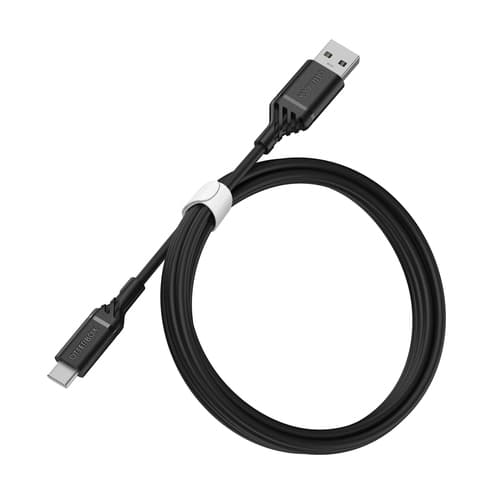 OtterBox Standard 1m USB-C - USB-A Kabel Svart