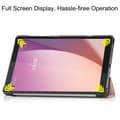 Miniatyrbild 3 av 6: Lenovo Tab M8 (Gen 4) Fodral Tri-Fold Läder Roséguld