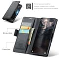 Miniatyrbild 5 av 6: CASEME Xiaomi 14 Fodral RFID Litchi Läder Svart