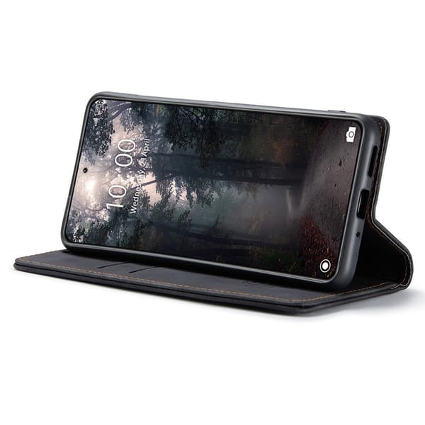 CASEME Xiaomi 14 Fodral Flip Läder Svart