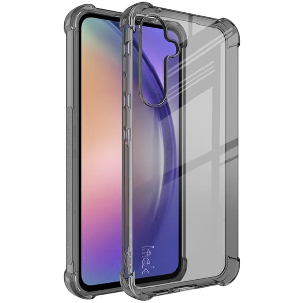 IMAK Galaxy A55 5G Skal Shockproof TPU Tonad Svart