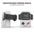 Miniatyrbild 3 av 6: AHASTYLE Apple Watch Laddningsställ Gamepad Silikon Grå