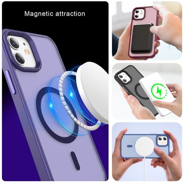 ColorPop iPhone 12/12 Pro Skal CH MagSafe Matt Röd