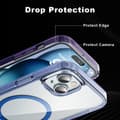 Miniatyrbild 4 av 6: ColorPop iPhone 15 Skal CH MagSafe Transparent/Vit