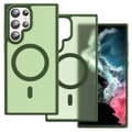 Miniatyrbild 2 av 6: ColorPop Samsung Galaxy S22 Ultra Skal CH MagSafe Matt Grön