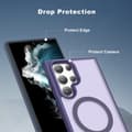 Miniatyrbild 4 av 6: ColorPop Samsung Galaxy S22 Ultra Skal CH MagSafe Matt Ljus Lila