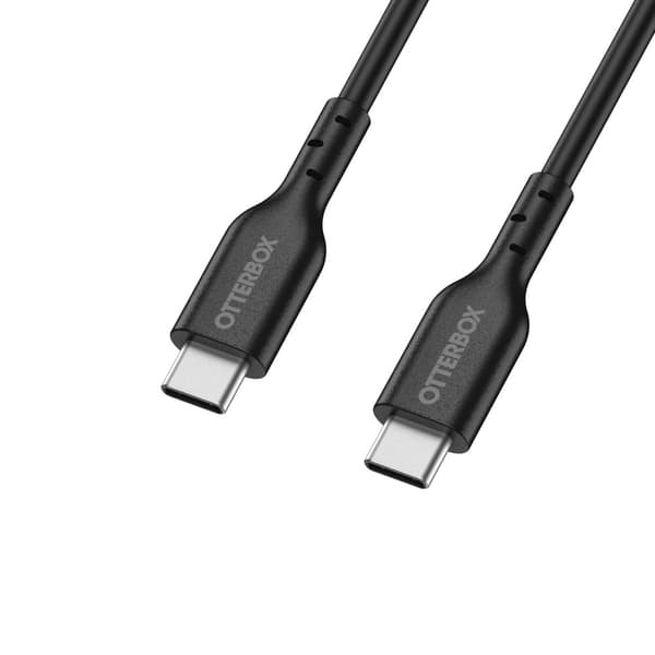 OtterBox Standard 2m USB-C - USB-C Kabel Svart