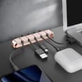 Miniatyrbild 6 av 6: AHASTYLE 5-Port Kabel Hållare/Organiserare I Aluminium/Silikon
