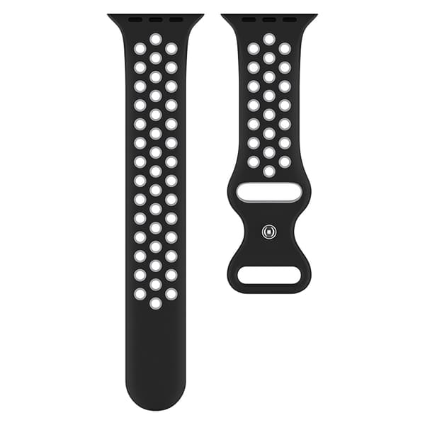 Sportarmband Dual-Color Apple Watch 42/44/45/49 mm (M/L) Svart/Grå