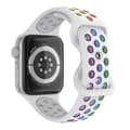 Miniatyrbild 1 av 7: Sportarmband Dual-Color Apple Watch 42/44/45/49 mm (S/M) Pride