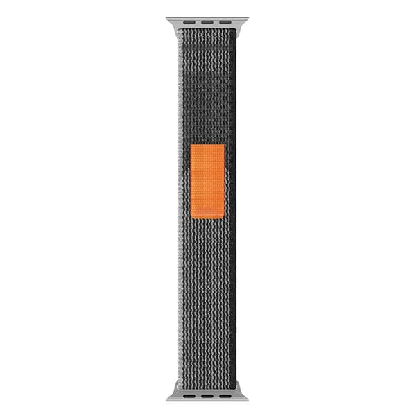 Apple Watch 38/40/41 mm Armband Nylon Trail Loop Svart/Grå