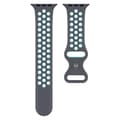 Miniatyrbild 3 av 6: Sportarmband Dual-Color Apple Watch 41/40/38 mm (S/M) Grå/Teal
