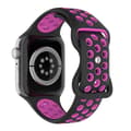 Miniatyrbild 1 av 6: Sportarmband Dual-Color Apple Watch 41/40/38 mm (S/M) Svart/Lila